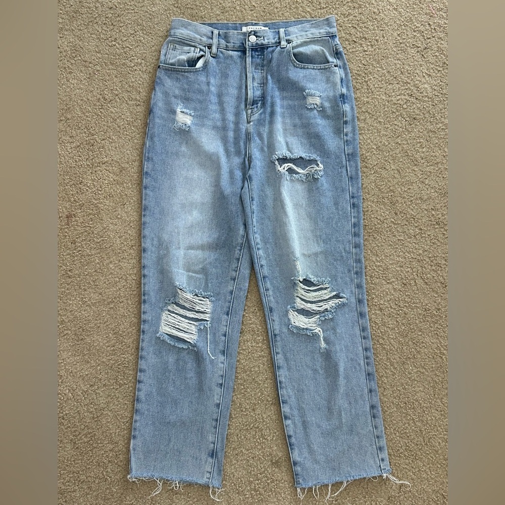 Pacsun Women’s Size 28 High Rise Straight Leg Distressed Jeans